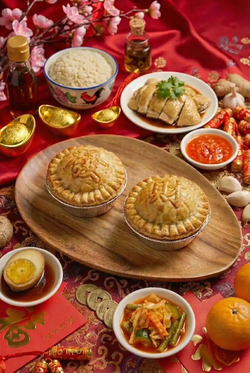 Two Singapore Pies (Fa Cai Set)